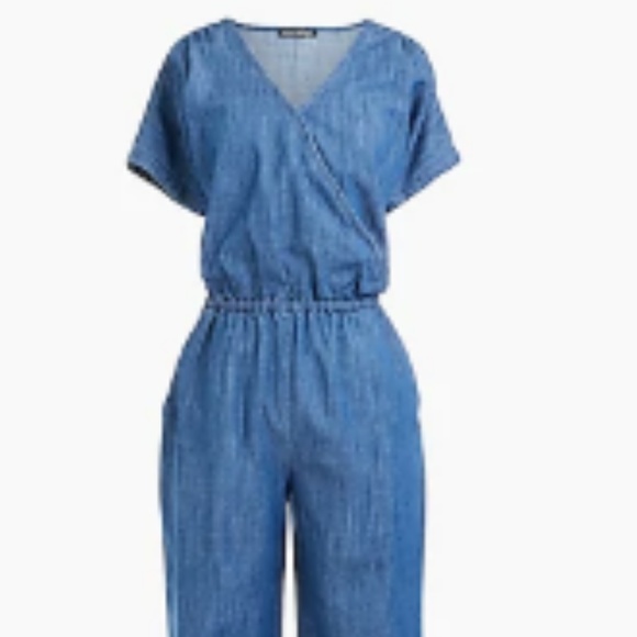 j crew denim jumpsuit